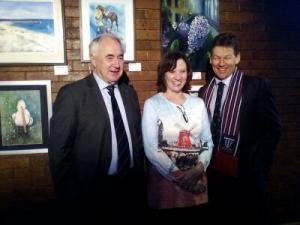 Artist Therese Alcorn Feature Artist At Inaugural Art Exhibition At CCP Uni Bar, Toowoomba